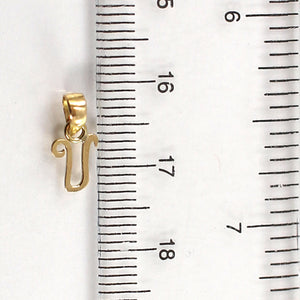 240000U-14k-Yellow-Gold-U-Initial-Monogram-Name-Letter-Pendant-Charm
