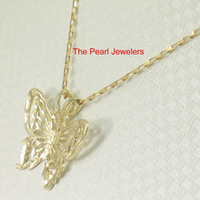 Load image into Gallery viewer, 2400030-Beautiful-Butterfly-Handcrafted-14k-Solid-Yellow-Gold-Pendant-Charm
