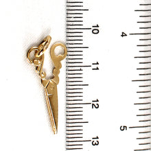 Load image into Gallery viewer, 2400035-Scissors-Design-14k-Yellow-Gold-Mini-Charm