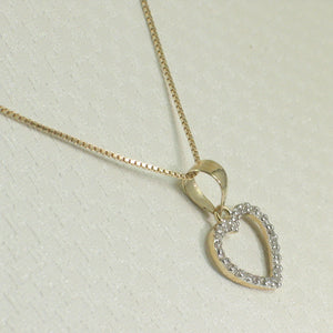 2400370-Beautiful-Love-Heart-14k-Solid-Yellow-Gold-Diamond-Pendant-Necklace