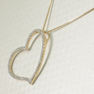 2400530-14k-Solid-Gold-Love-Heart-Round-Diamond-Pendant-Necklace