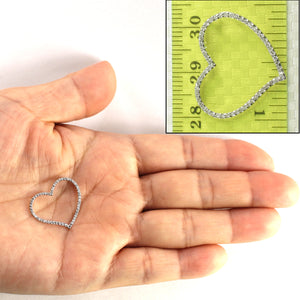 2400535-14k-Solid-White-Gold-Love-Heart-Round-Diamond-Pendant-Necklace