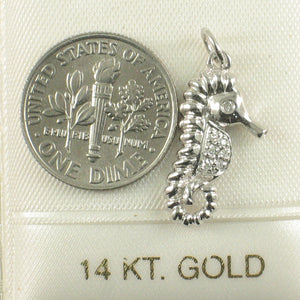 2400555-Diamond-Seahorse-Pendant-14k-Yellow-Solid-Gold