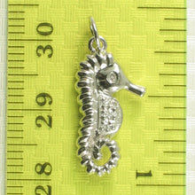 Load image into Gallery viewer, 2400555-Diamond-Seahorse-Pendant-14k-Yellow-Solid-Gold
