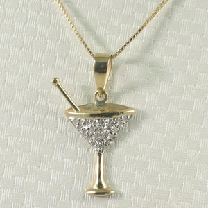 2400630-Beautiful-Cocktail-Cup-14k-Solid-Yellow-Gold-Diamond-Pendant-Necklace