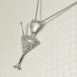 2400635-Beautiful-Cocktail-Cup-14k-Solid-White-Gold-Diamond-Pendant-Necklace