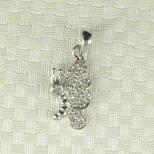 Load image into Gallery viewer, 2400645-14k-Solid-White-Gold-Butterfly-Genuine-Diamond-Pendant