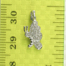 Load image into Gallery viewer, 2400645-14k-Solid-White-Gold-Butterfly-Genuine-Diamond-Pendant