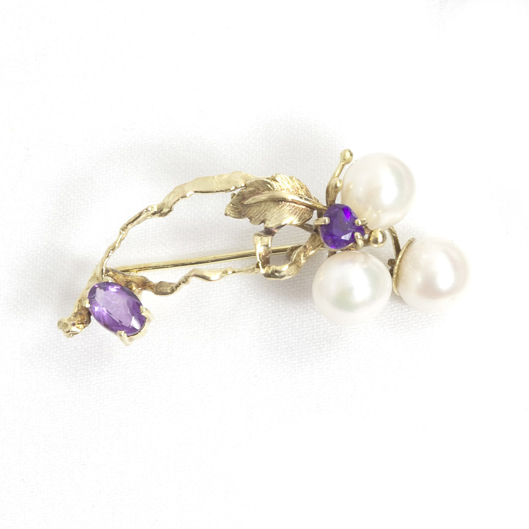 2600040-14k-Solid-Gold-Genuine-Amethyst-Cultured-Pearl-Handmade-Brooch