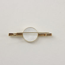 Load image into Gallery viewer, 2700010-14k-Yellow-Gold-Brooch-White-Mother-of-Pearl-Black-Onyx-Pin