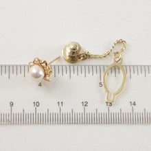 Load image into Gallery viewer, 2700040-14k-Yellow-Gold-White-Cream-Akoya-Cultured-Pearl-Tie-Pin