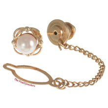 Load image into Gallery viewer, 2700041-14k-Yellow-Gold-White-Akoya-Cultured-Pearl-Tie-Pin
