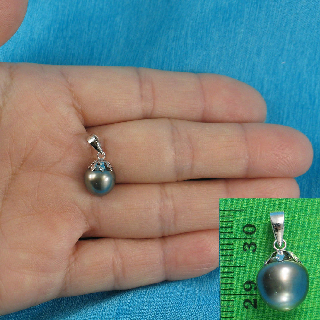 2T00026G-Genuine-Black-Blue-Tahitian-Pearl-14k-Cap-Pendants