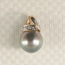 Load image into Gallery viewer, 2T00541B-14k-Gold-Bale-Diamonds-Natural-Blue-Tahitian-Pearl-Pendant