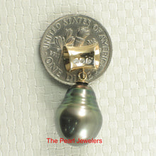 Load image into Gallery viewer, 2T00641A-14k-Gold-Diamond-Black-Tahitian-Pearl-Pendant