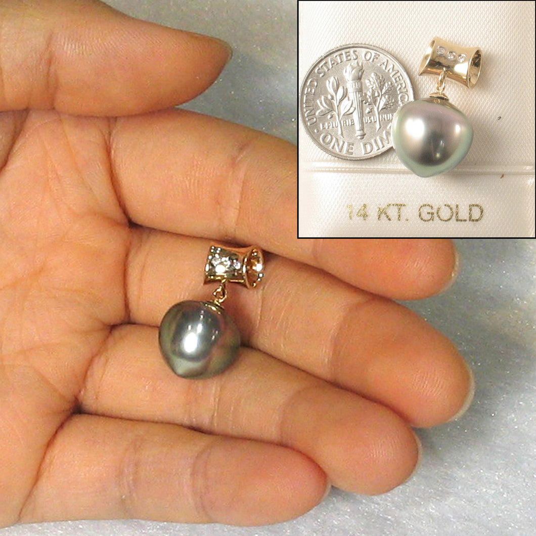 2T00642B-Peacock-Tahitian-Pearl-14k-Solid-Gold-Tunnel-Design-Diamond-Pendant