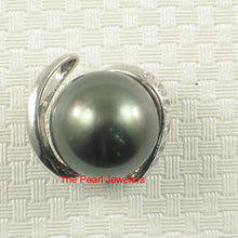 Load image into Gallery viewer, 2T00846A-14k-White-Gold-Genuine-Diamond-Black-Tahitian-Pearl-Pendant