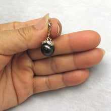 Load image into Gallery viewer, 2T00961A-14k-Diamonds-Enhance-Bale-Black-Tahitian-Pearl-Pendant