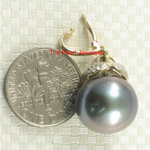 Load image into Gallery viewer, 2T00963-Black-Tahitian-Pearl-Diamond-14k-Gold-Enhance-Bale-Pendant