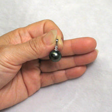 Load image into Gallery viewer, 2T01138-14k-Gold-Bale-Diamond-Black-Tahitian-Pearl-Pendant