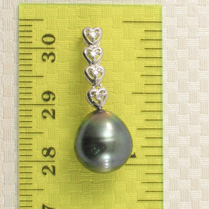 2T98106B-Baroque-Peacock-Tahitian-Pearl-14k-W/G-Diamond-Heart-Pendant