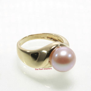 3000034-14kt-YG-AAA-Round-Natural-Lavender-Cultured-Pearl-Solitaire-Ring