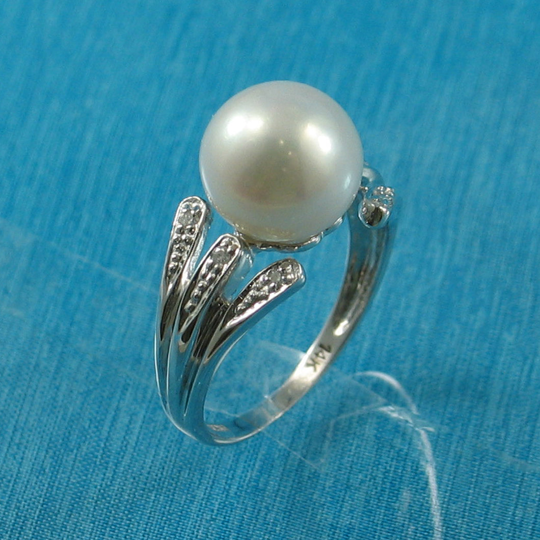 3000095-14k-White-Gold-AAA-White-Cultured-Pearl-Diamond-Cocktail-Ring