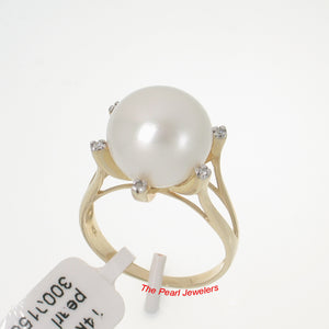 3000150-14k-Yellow-Gold-AAA-12mm-White-Pearl-Diamond-Cocktail-Ring