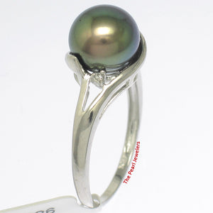 3000226-14k-White-Gold-AAA-Black-Pearl-Cocktail-Diamonds-Ring