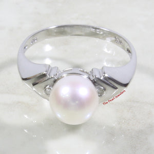 3098645-14k-White-Gold-AAA-White-Cultured-Pearl-Diamonds-Solitaire-Ring