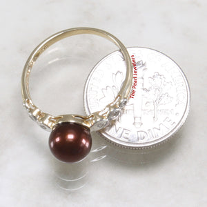 3098663-14kt-YG-AAA-Chocolate-Cultured-Pearl-Diamonds-Cocktail-Ring