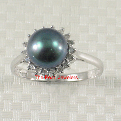 3098806-14k-White-Gold-Peacock-Cultured-Pearl-Diamonds-Cocktail-Ring
