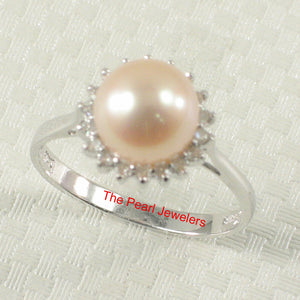 3098807-14k-White-Gold-Peach-Cultured-Pearl-Diamonds-Cocktail-Ring