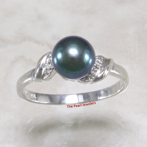3099916-14k-White-Gold-Black-Cultured-Pearl-Diamonds-Cocktail-Ring