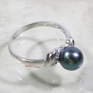 3099916-14k-White-Gold-Black-Cultured-Pearl-Diamonds-Cocktail-Ring