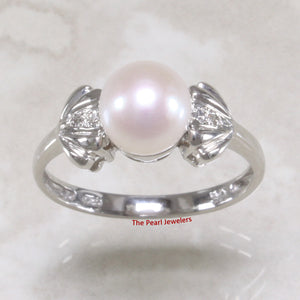 3099935-14kt-WG-White-Cultured-Pearl-Diamonds-Solitaire-Accents-Ring