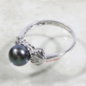 3099936-14kt-WG-Black-Cultured-Pearl-Diamonds-Solitaire-Accents-Ring