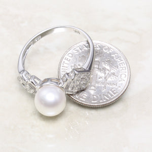 3099955-14k-Solid-White-Gold-AAA-White-Pearl-Diamonds-Cocktail-Ring