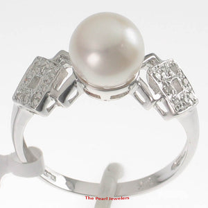 3099955-14k-Solid-White-Gold-AAA-White-Pearl-Diamonds-Cocktail-Ring