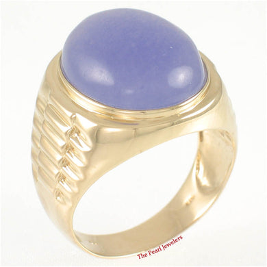 3100372-14k-Yellow-Gold-Cabochon-Lavender-Jade-Man’s-Ring