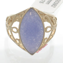 Load image into Gallery viewer, 3100392-14k-Yellow-Gold-Cabochon-Marquise-Lavender-Jade-Solitaire-Ring