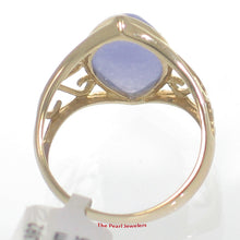 Load image into Gallery viewer, 3100392-14k-Yellow-Gold-Cabochon-Marquise-Lavender-Jade-Solitaire-Ring