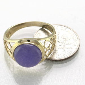 3100402-14k-Yellow-Gold-Dome-Lavender-Jade-Solitaire-Ring
