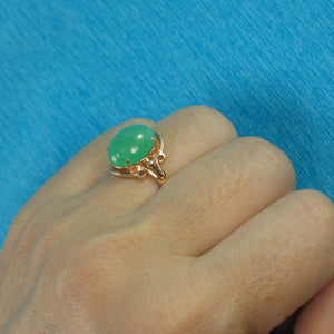 3101033-14kt-Yellow-Gold-Cabochon-Cut-Oval-Green-Jade-Solitaire-Ring