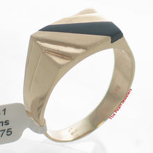 Load image into Gallery viewer, 3130041-14k-Yellow-Gold-Asymmetric-Stripe-Black-Onyx-Band-Ring