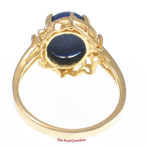 3130045-14k-YG-Cabochon-Cut-Genuine-Natural-Blue-Lapis-Diamonds-Ring