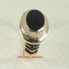 Load image into Gallery viewer, 3130071-14k-Yellow-Gold-Providing-Elegance-Simplicity-Genuine-Black-Onyx-Ring