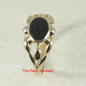 3130081-14k-Yellow-Gold-Ring-Genuine-Black-Onyx-Flush-Surface-Ring