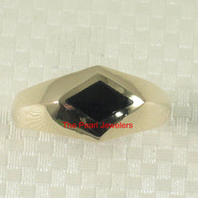 Load image into Gallery viewer, 3130131-Elegance-Simplicity-14k-Yellow-Gold-Black-Onyx-Solitaire-Ring