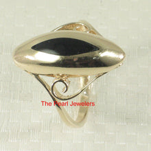 Load image into Gallery viewer, 3130161-14k-YG-Marquise-Black-Onyx-Elegance-Simplicity-Solitaire-Ring